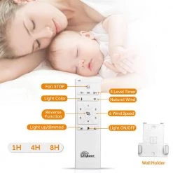 60 in. Integrated LED Matte Black Ceiling Fan With Light Kit by KINWELL -KINWELL shop matte black kinwell ceiling fans with lights uckbs 6005 fa 1000