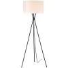 64.25 in. Matte Black Indoor Floor Lamp with White Fabric Shade by Pia Ricco 2 64.25 in. Matte Black Indoor Floor Lamp with White Fabric Shade by Pia Ricco -KINWELL shop matte black pia ricco floor lamps 1jay 62420 64 1000