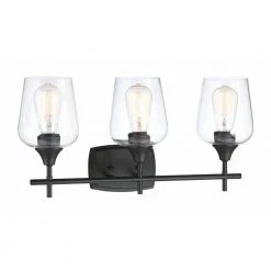 22.68 in. 3-Lights Matte Black Wall Mount Vanity Light by Pia Ricco -KINWELL shop matte black pia ricco vanity lighting 1jay lp11888901 c3 1000