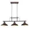 3-Light Oil Rubbed Bronze Dimmable Industrial Kitchen Island Pendant by Jushua -KINWELL shop oil rubbed bronze jushua chandeliers gol a60002 64 1000