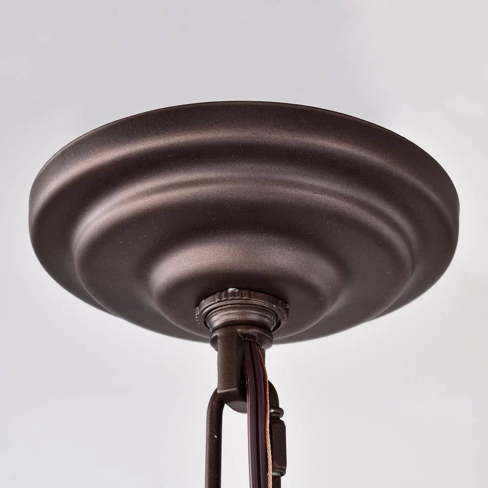 4-Light Oil Rubbed Bronze Indoor Pendant Light Steel and Electrical Components by Jushua 6 4-Light Oil Rubbed Bronze Indoor Pendant Light Steel and Electrical Components by Jushua - Image 4