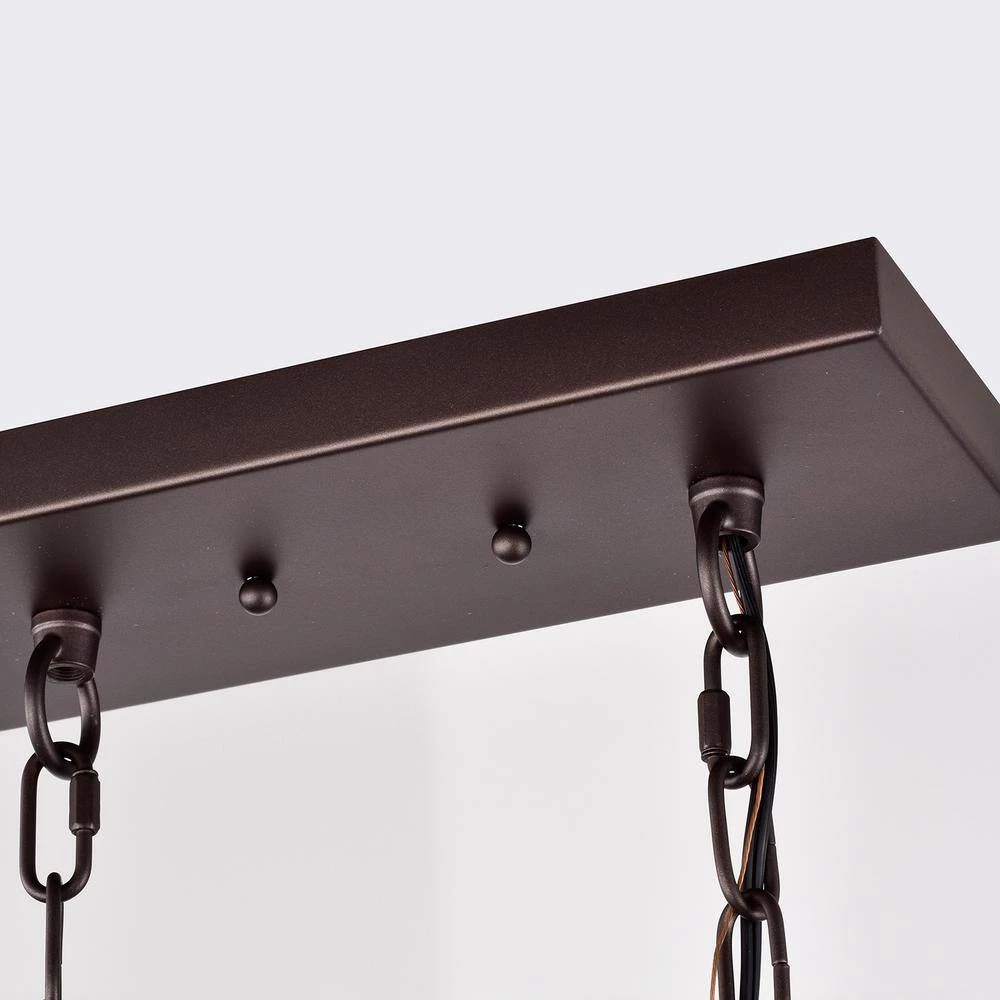 5-Light Oil Rubbed Bronze indoor Pendant with Steel and Electrical Components by Jushua 7 5-Light Oil Rubbed Bronze indoor Pendant with Steel and Electrical Components by Jushua - Image 5