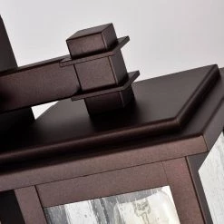 1-Light Oil Rubbed Bronze Outdoor Wall Lantern Sconce with Anti-Rust and Waterproof by Jushua -KINWELL shop oil rubbed bronze jushua outdoor sconces go l a20008 4f 1000