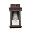 1-Light Oil Rubbed Bronze Outdoor Wall Lantern Sconce with Anti-Rust and Waterproof by Jushua -KINWELL shop oil rubbed bronze jushua outdoor sconces go l a20008 64 1000