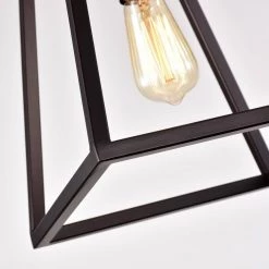 1-Light Oil Rubbed Bronze Metal Kitchen Island Mini Pendant by Jushua -KINWELL shop oil rubbed bronze jushua pendant lights gol a60016 1f 1000