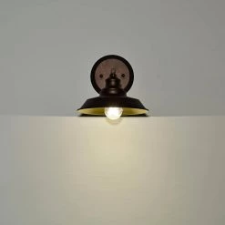 1-Light Oil Rubbed Bronze Industrial Wall Vanity Light (Set of 2) by Jushua -KINWELL shop oil rubbed bronze jushua vanity lighting gol a40004 4f 1000