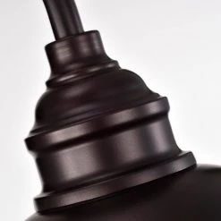 1-Light Oil Rubbed Bronze Industrial Wall Vanity Light with Shade by Jushua -KINWELL shop oil rubbed bronze jushua vanity lighting gol a40007 fa 1000