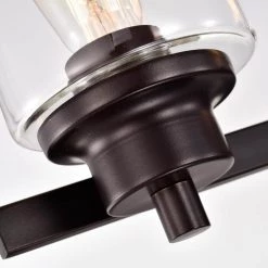 4-Light Oil Rubbed Bronze Contemporary Bathroom Vanity-Light with Glass Shade by Jushua 13 4-Light Oil Rubbed Bronze Contemporary Bathroom Vanity-Light with Glass Shade by Jushua -KINWELL shop oil rubbed bronze jushua vanity lighting gol a40030 44 1000