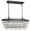 4-Light Oil Rubbed Bronze Glam Chandelier with Clear Glass Hanging Teardrop Crystals by Pia Ricco 2 4-Light Oil Rubbed Bronze Glam Chandelier with Clear Glass Hanging Teardrop Crystals by Pia Ricco -KINWELL shop oil rubbed bronze pia ricco chandeliers 1jay 50344 64 1000