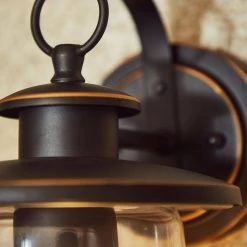 12 in. H 1-Light Oil Rubbed Bronze Hardwired Outdoor Wall Lantern Sconce (1-Pack） by Pia Ricco -KINWELL shop oil rubbed bronze pia ricco outdoor sconces 1jay 12571 1 1f 1000