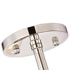 4-Light Polished Nickel Indoor Semi-Flush Mount-Light with Metal by Jushua -KINWELL shop polished nickel jushua flush mount lights sd cy ca1957 fm 44 1000