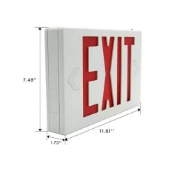 1-Light White Emergency Light (6-Pieces) by Jushua 12 1-Light White Emergency Light (6-Pieces) by Jushua -KINWELL shop white jushua emergency exit lights yh ls ei001re 6 76 1000