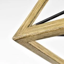 2-Light Wood Texture and Matte Black Indoor Ceiling Fixture by Jushua -KINWELL shop wood texture and matte black jushua flush mount lights gol a50002 44 1000